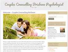 Tablet Screenshot of couplescounsellingpsychologist.com